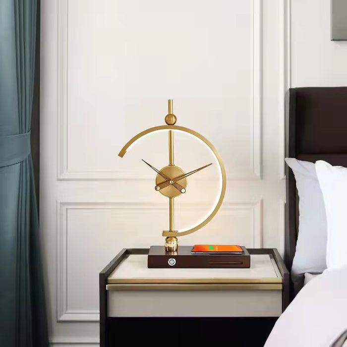 Khonsu Clock Lamp With Wireless Charger