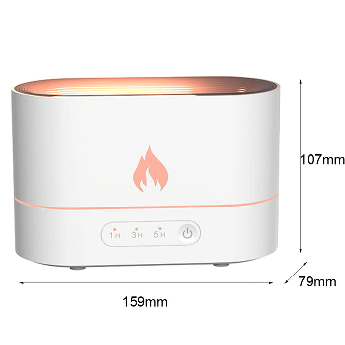 2 color Flame Humidifier Lamp