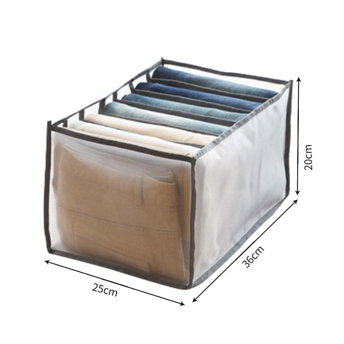 Wardrobe Clothes Organizer Storage Box With Compartments — HousewareAdora
