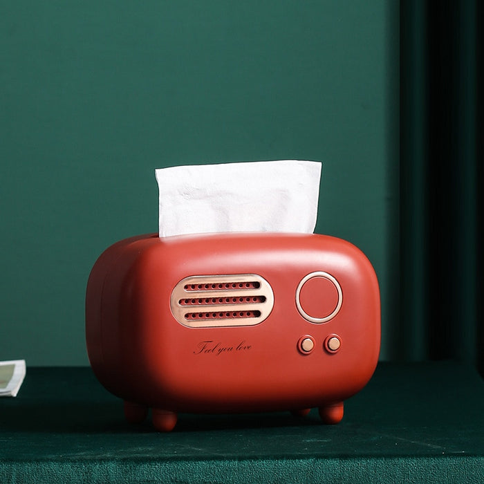 Retro Radio Inspired Tissue Box
