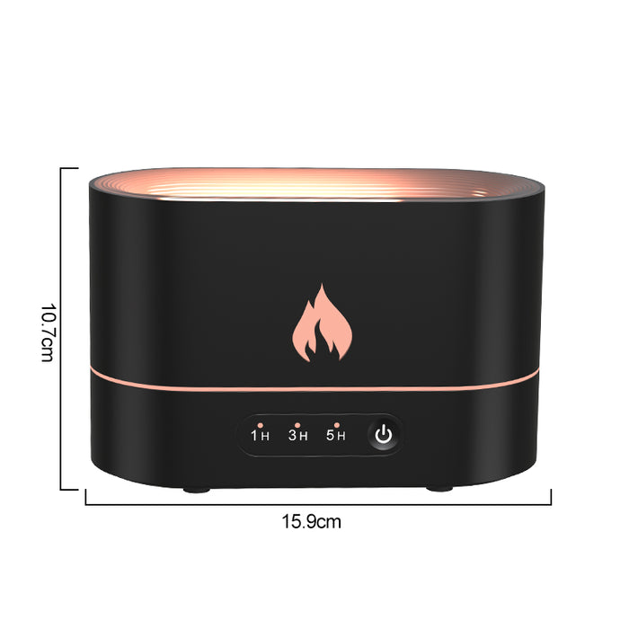 2 color Flame Humidifier Lamp