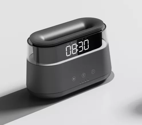 Alarm Clock Flame Humidifier