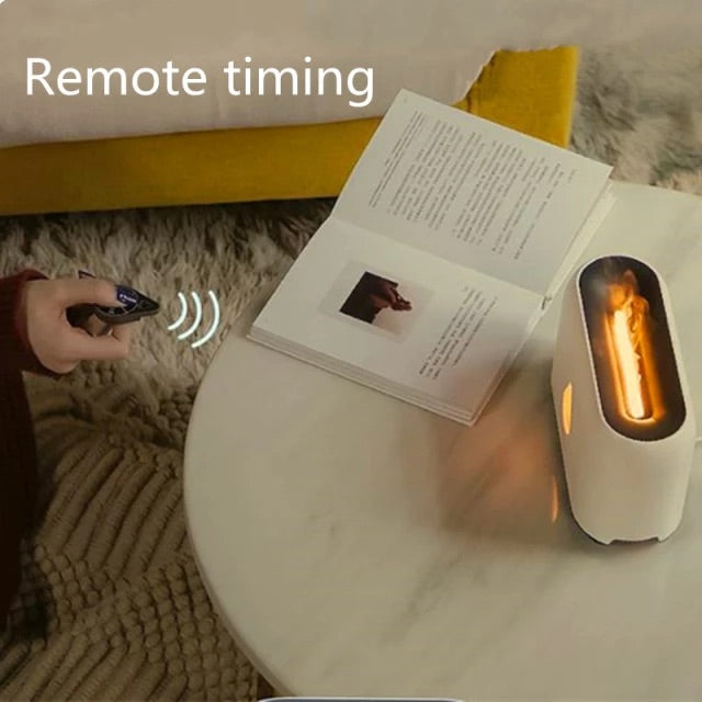 Flame Humidifier Lamp With Remote Control